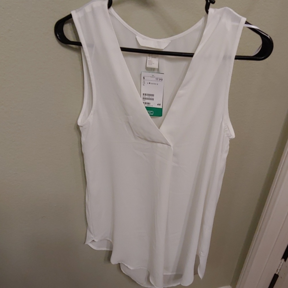 H&M white blouse